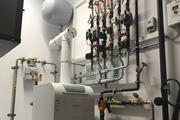 Heizraum mit Wärmeverteilergruppen, Kuster Gebäudetechnik GmbH, Schruns
